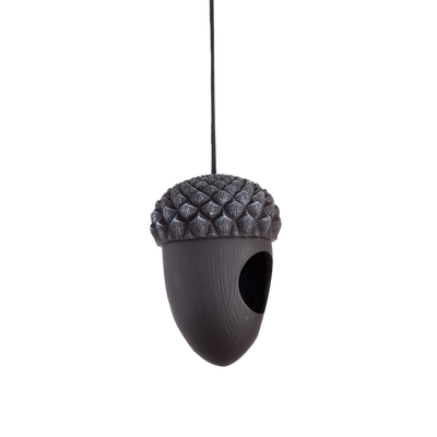 Comedero para Pajaros Forma Bellota PVC